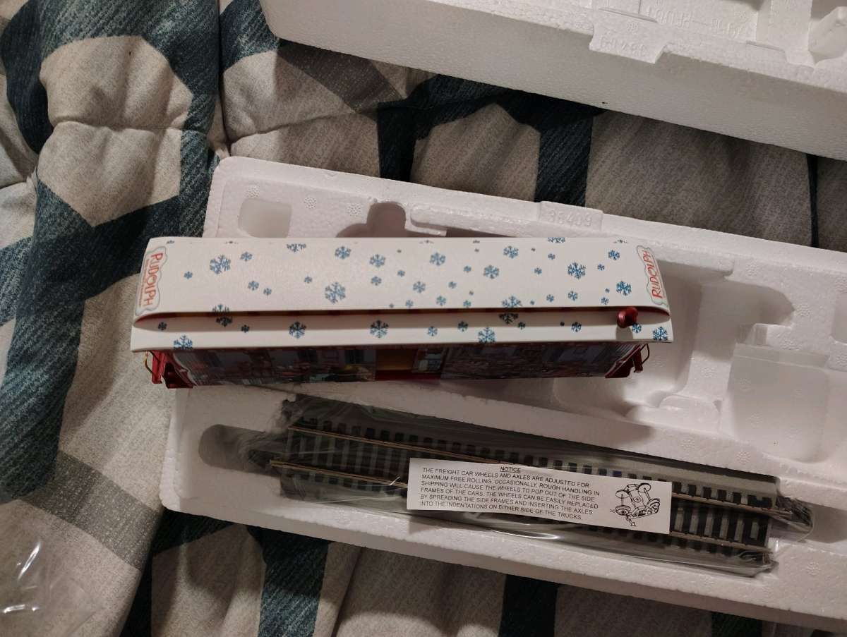 Hawthorne Village Rudolph Train set