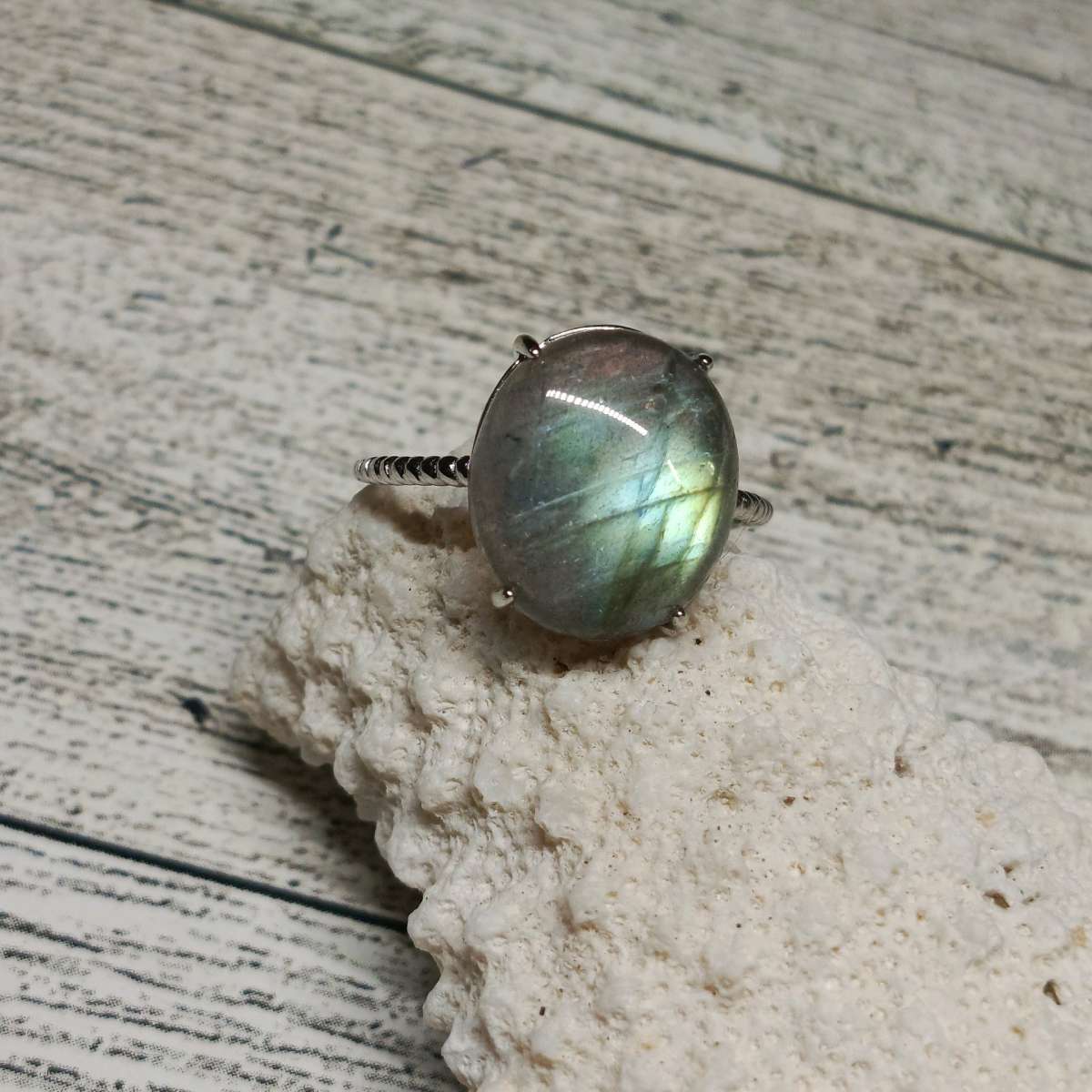 Labradorite Sterling Silver 925 Ring jewelry
