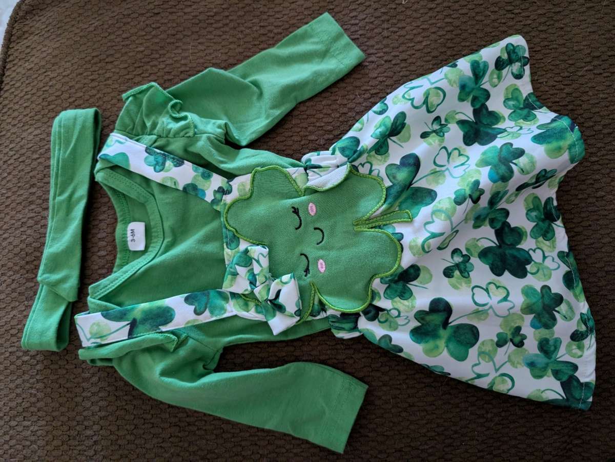 Baby St Patricks Day dress