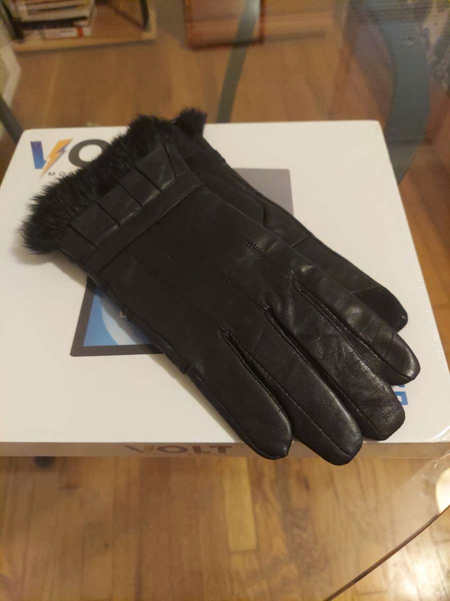 Condition Like NEW Sofia CashmereLeather  Cashmere Gloves