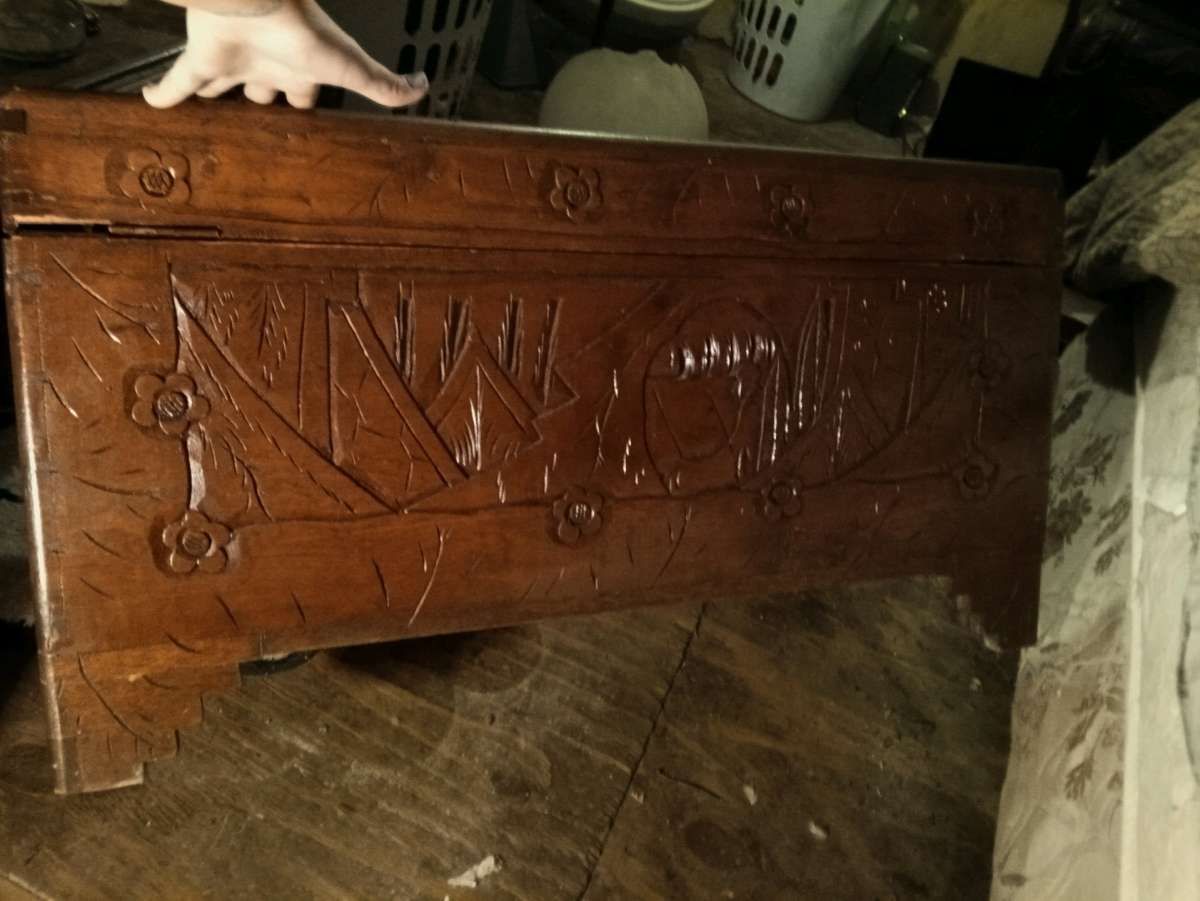 19 centrery Chinese antique hand carved chompras wooden ches