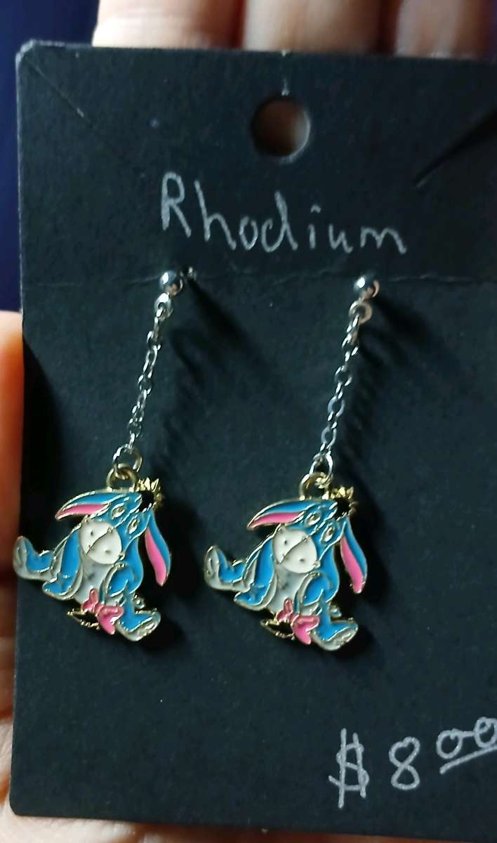 Eeyore Stud Earrings From Winnie The Pooh