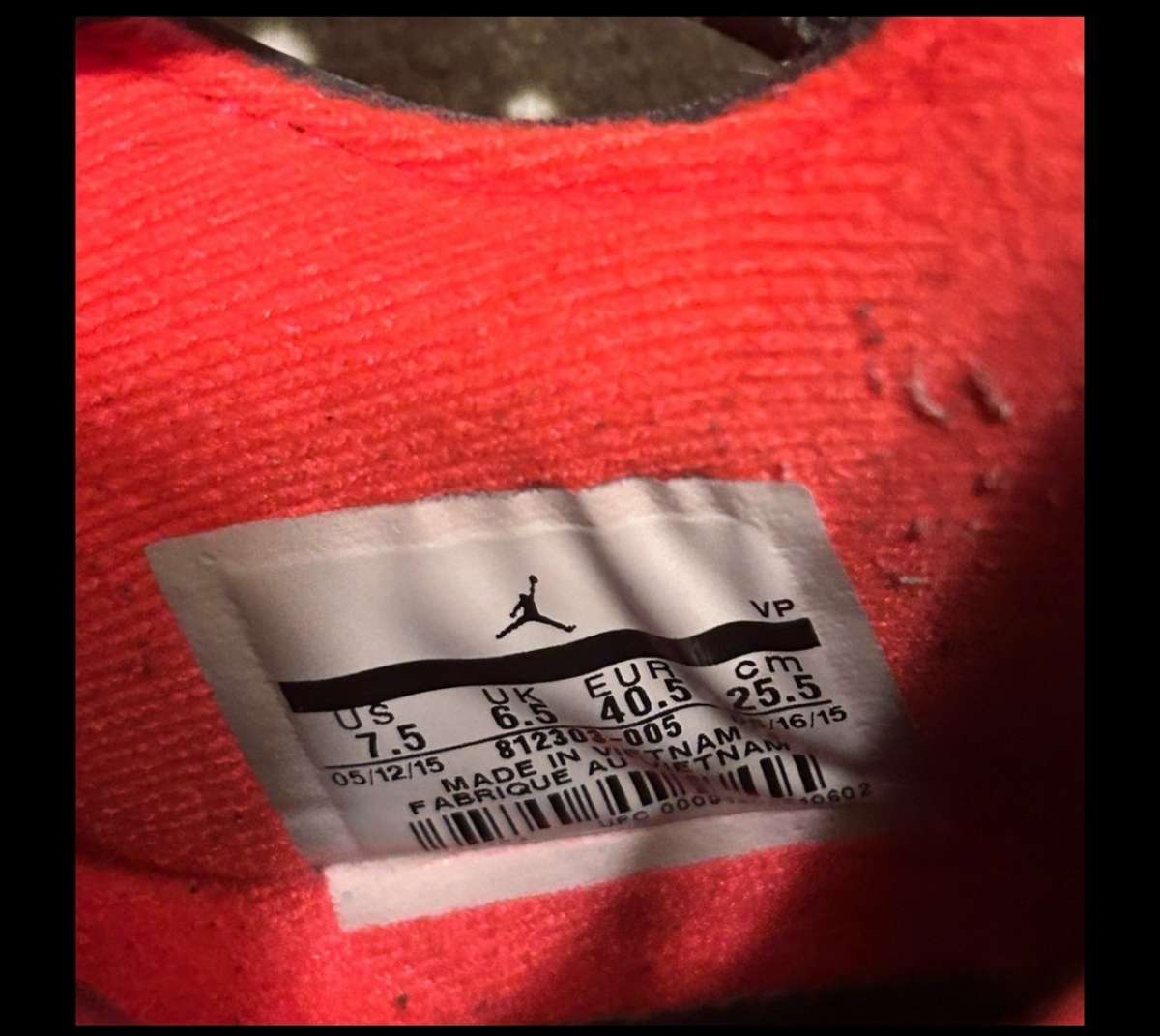 Size 7 And A Half Jordan Eclipse Holiday 2015