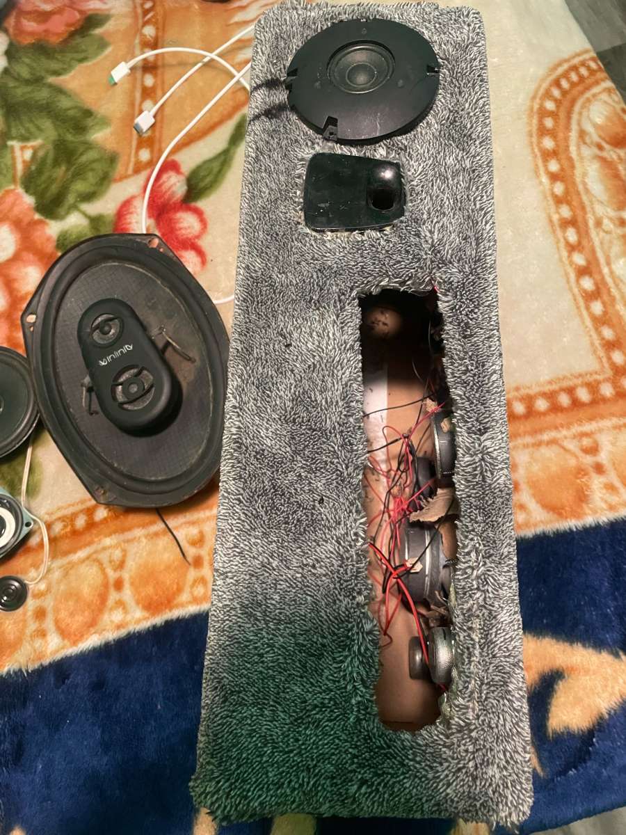 homemade big bass and loud speaker