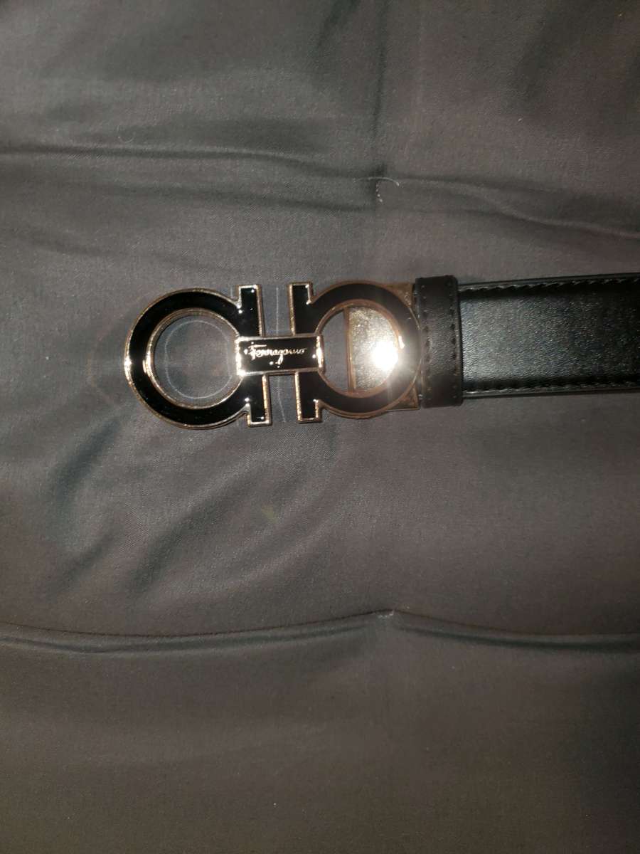 Ferragamo logo leather belt