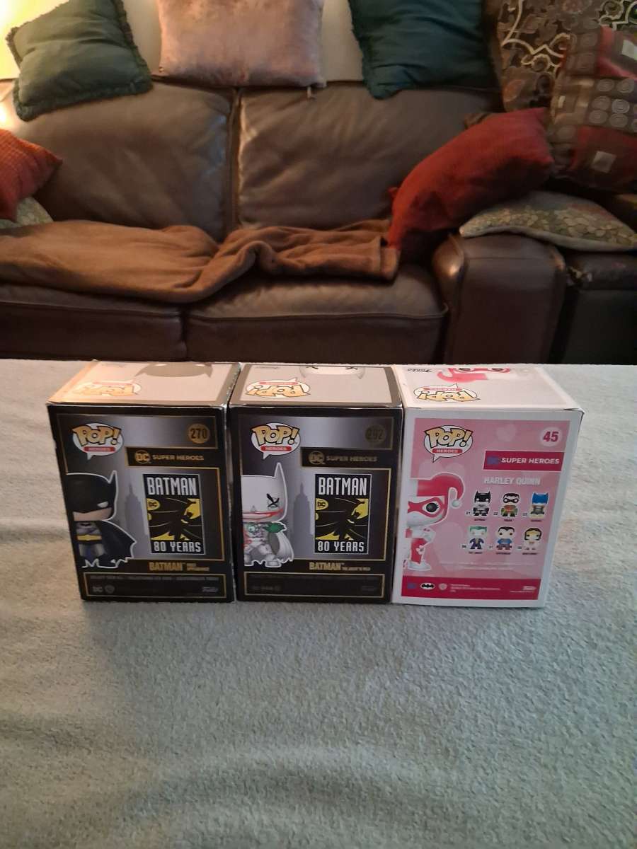 3 Batman Funko Pop Figures