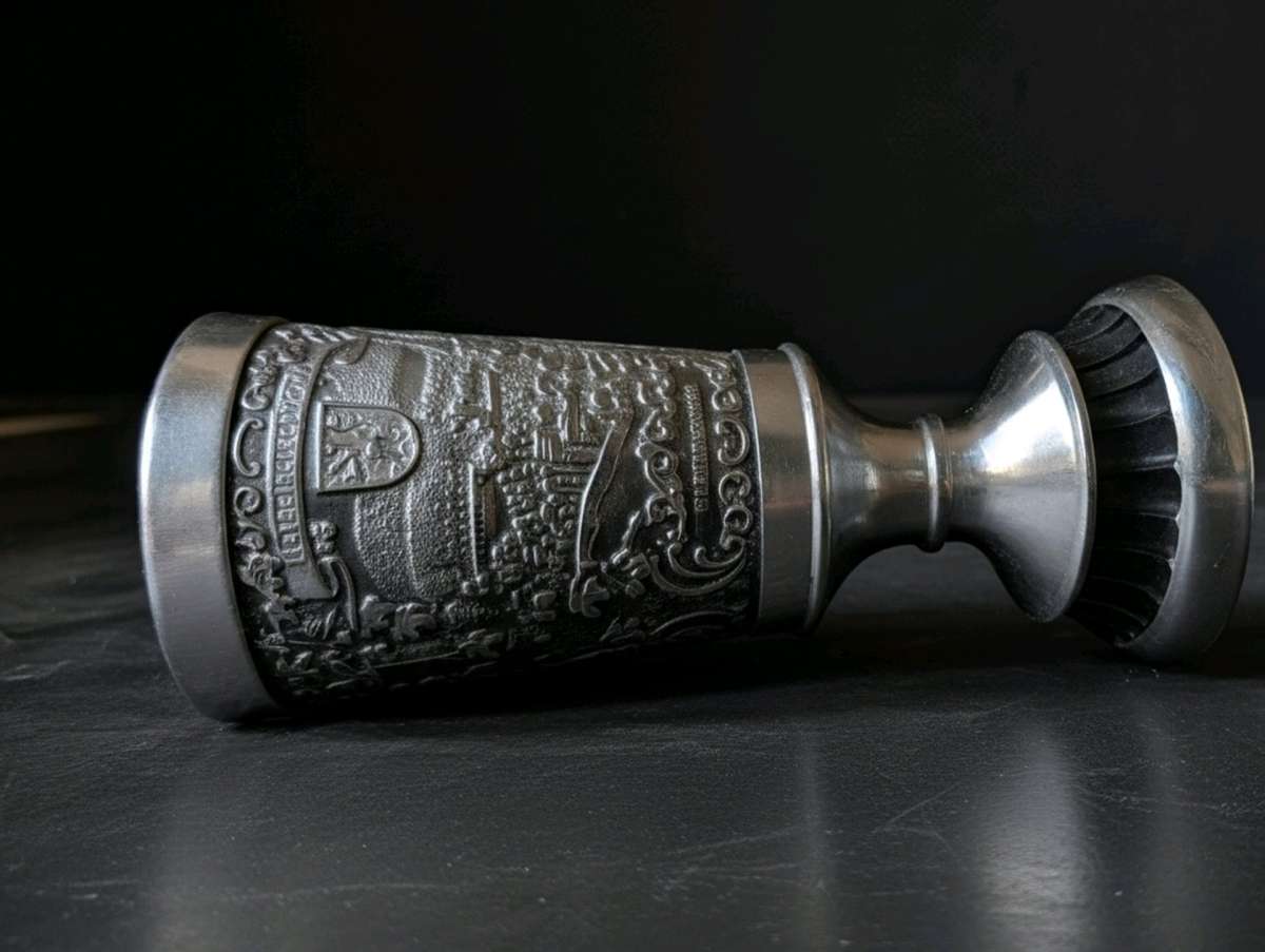 Vintage Zen Becker Pewter Goblet Made in Germany