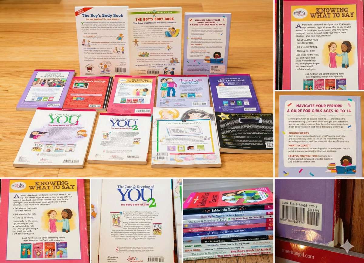 Middle School  Puberty Book Bundle American Girl  More