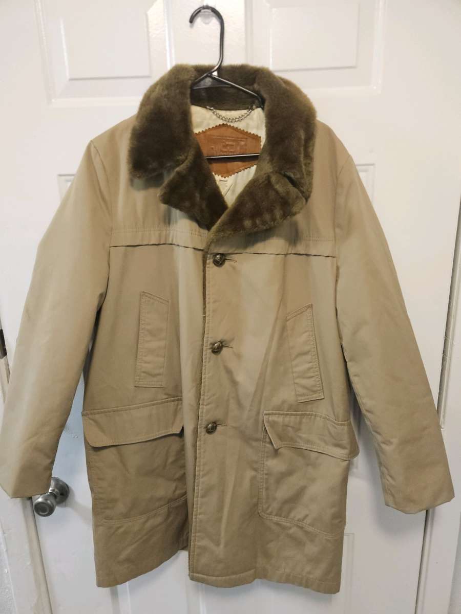 Vintage Woolrich Mens Trench Coat