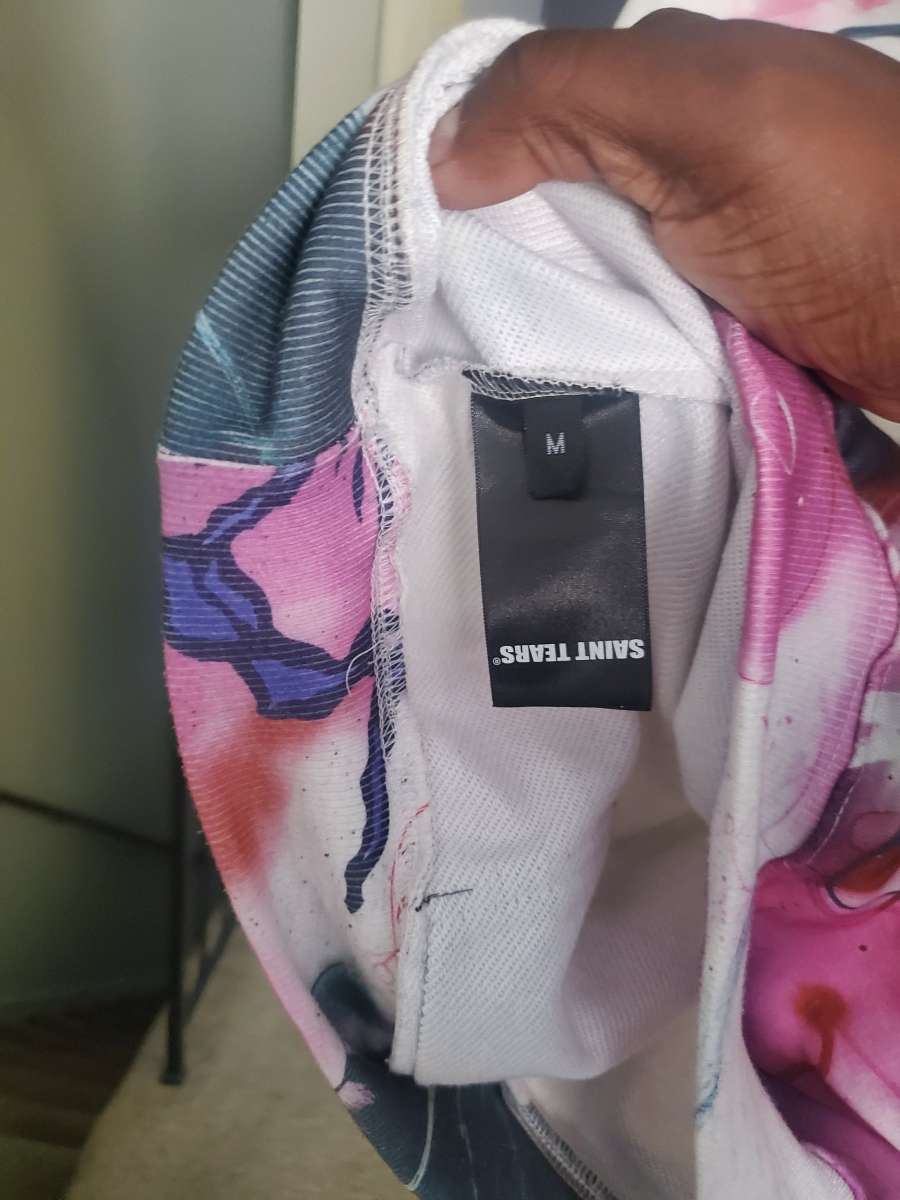 saint tears graphic hoodie