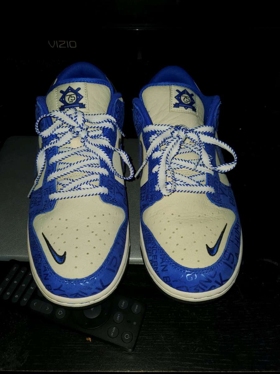 Jackie Robinson 75th anniversary Limited Edition Nike Dunks