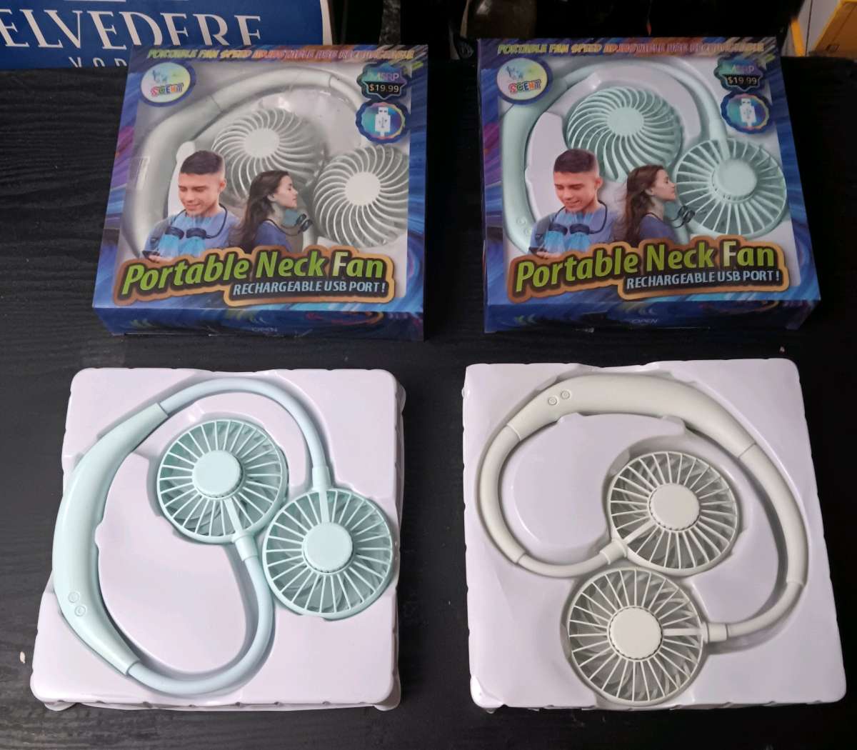 PORTABLE FLEXIBLE NECK FANS