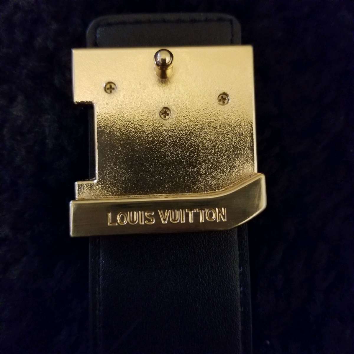 Designer LV Belt Black