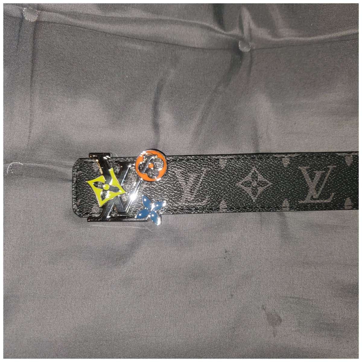 Louis Vuitton Black Leather Belt