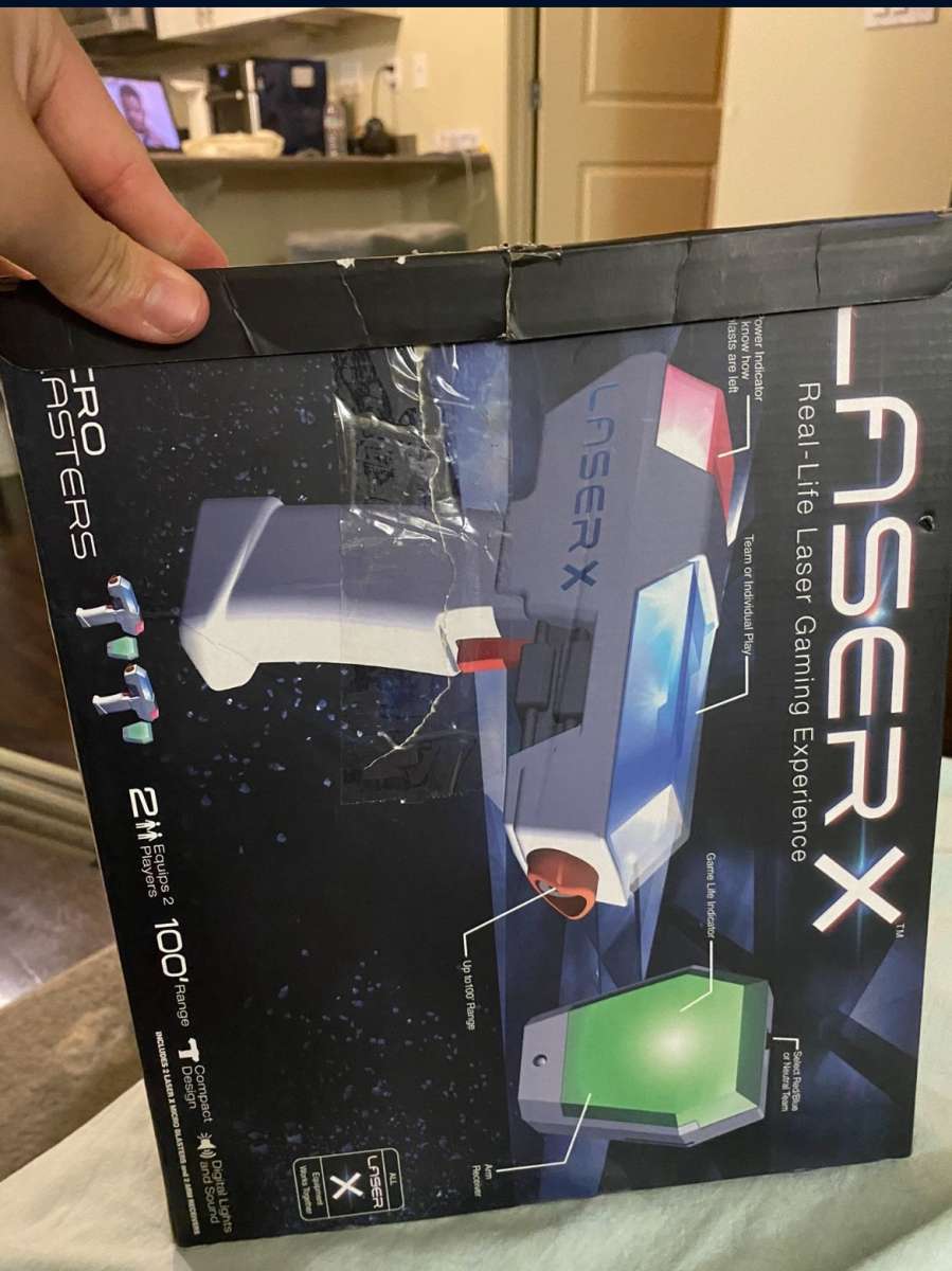 Laser X RealLife Laser Tag Set  2 Player Blasters  100ft Ran