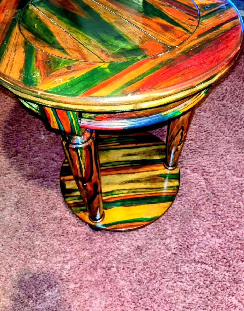 Hand Crafted End Table