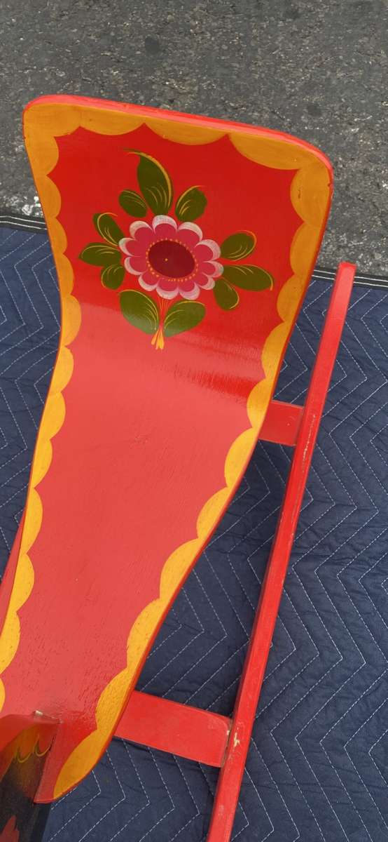 toddler wooden rocking horse