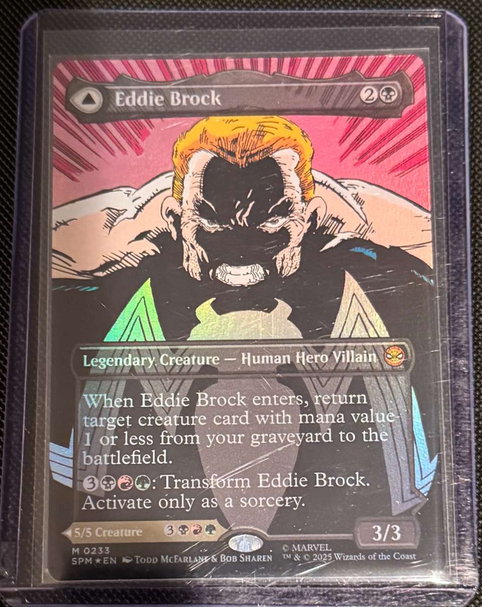 Eddie Brock  Venom Lethal Protector Foil DoubleFaced