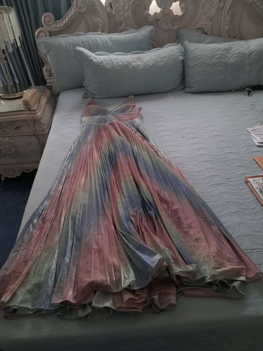 Bundle formal prom gown shoes and accessories