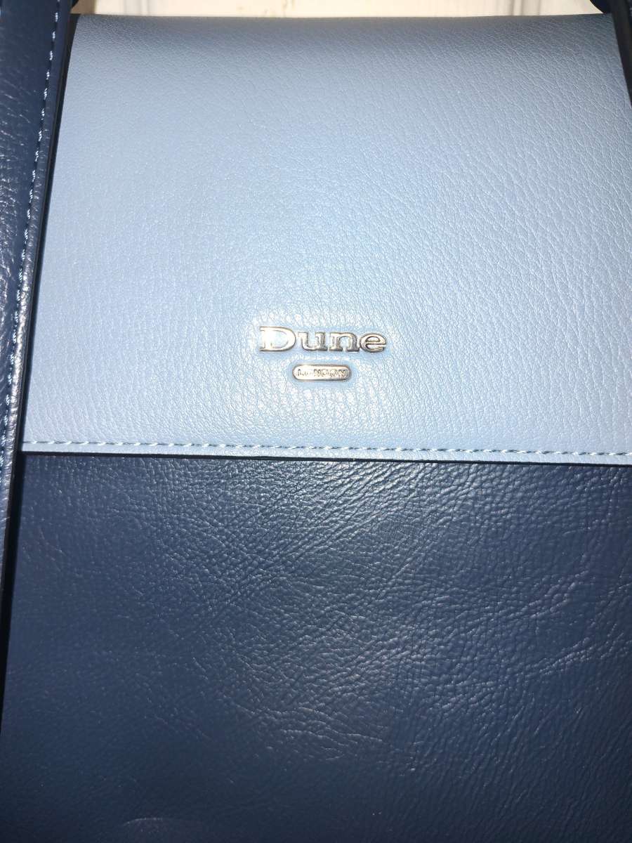 Dune London tote Blue and Ivory