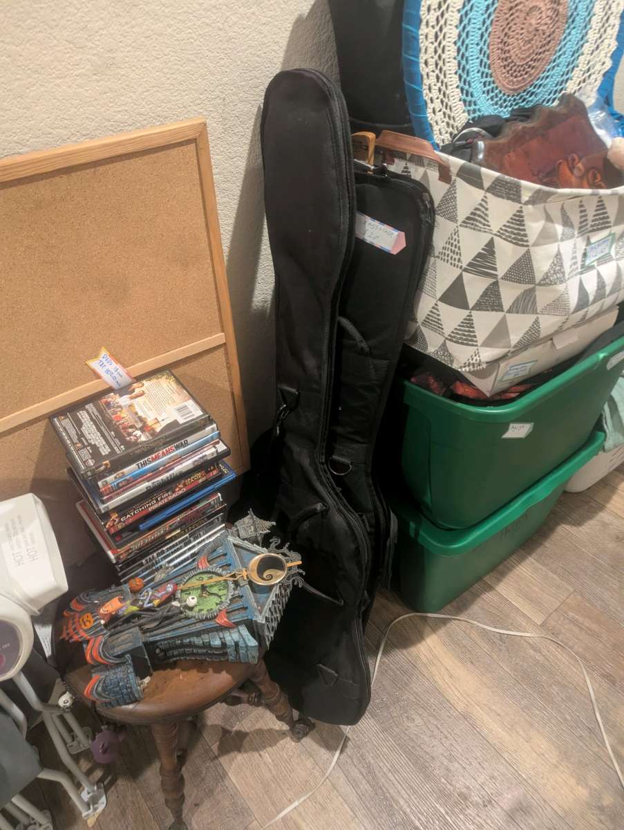 garage sale bunch of random stuff