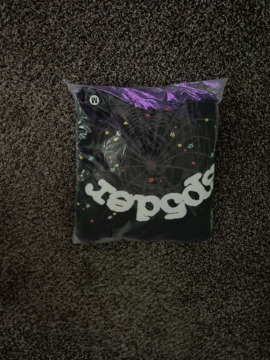 Sp5der Worldwide OG Web Black Hoodie