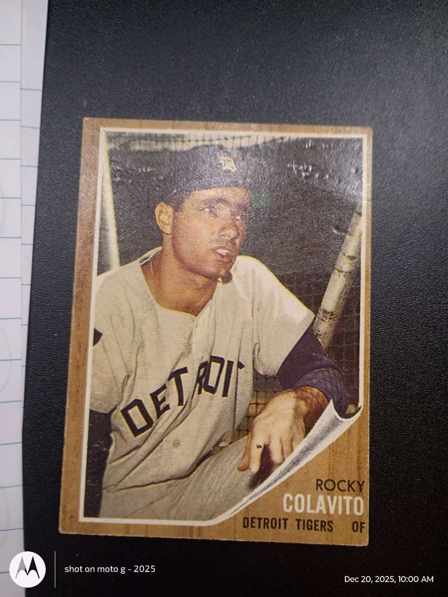 Rocky Colavito card 20