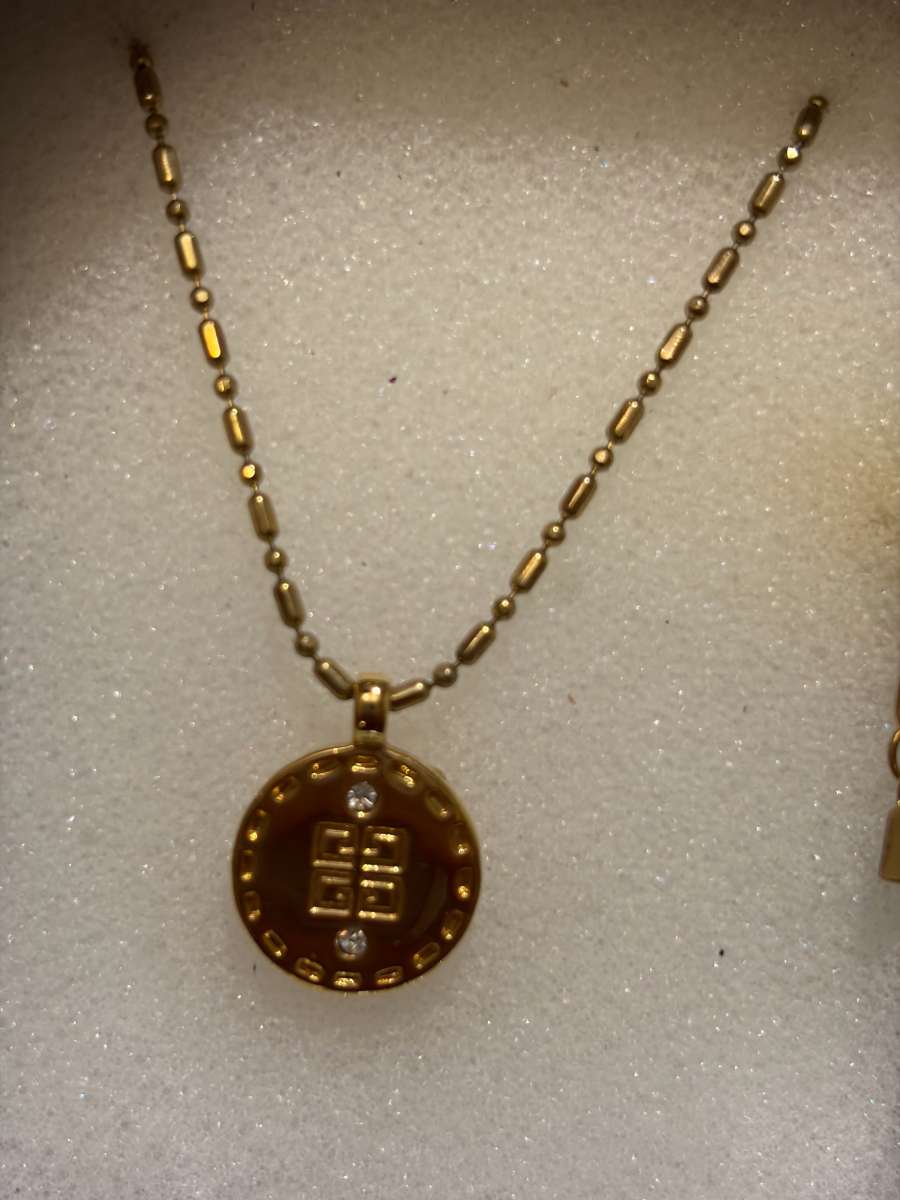 Givenchy gold tone necklace