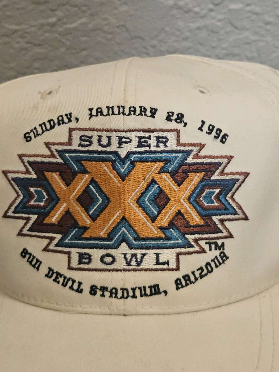 Vtg 90s Superbowl XXX Snapback Hat