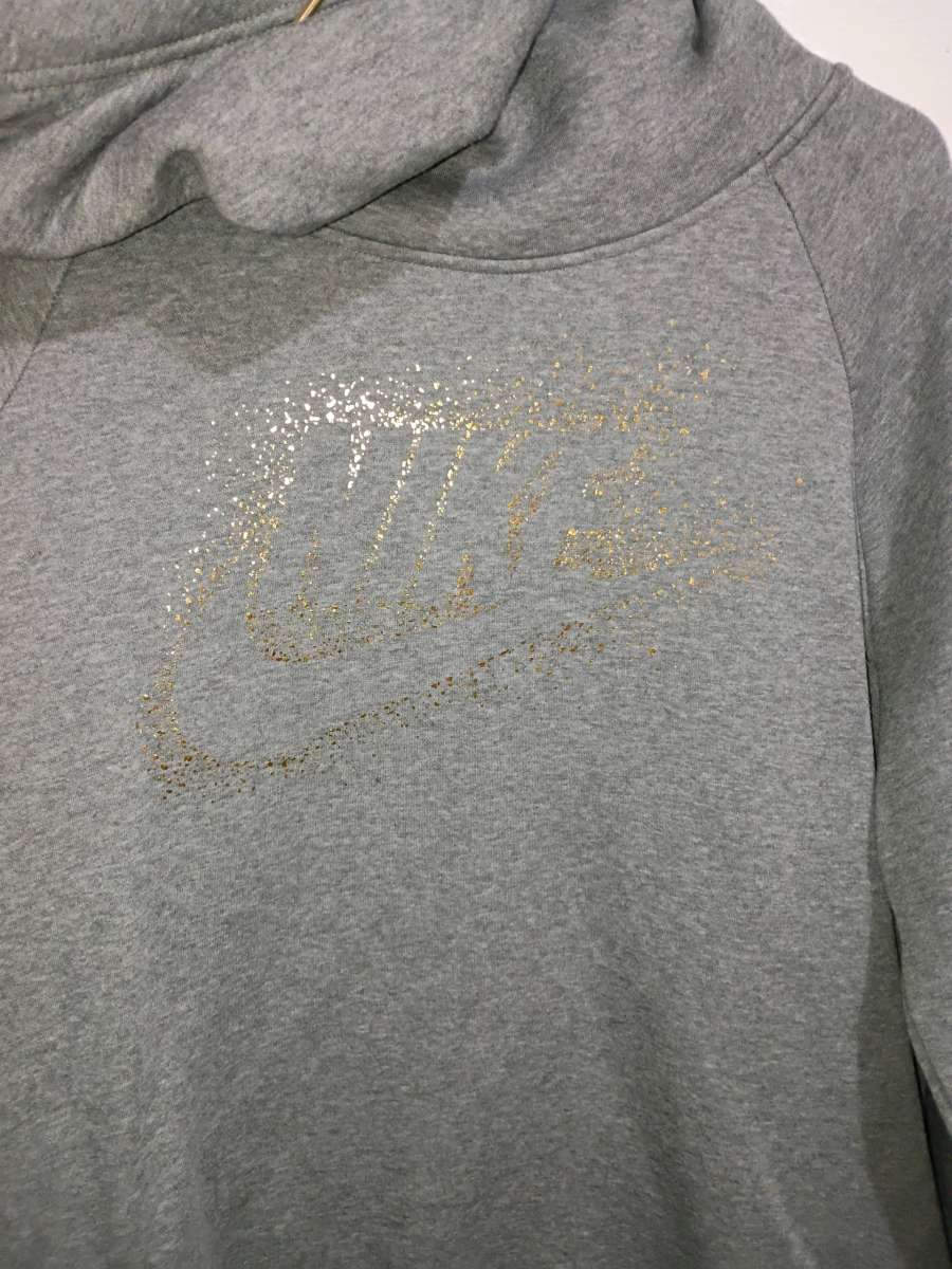 Sudadera con capucha Nike W NSW RALLY HOODIE METALIC