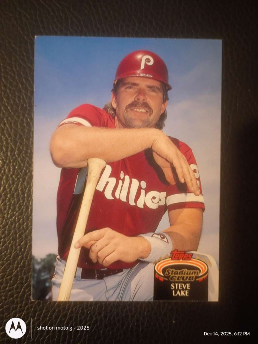 Steve Lake Baseball Card