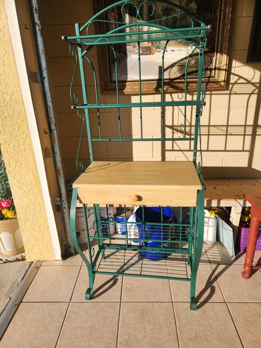 Baker Rack With Drawer