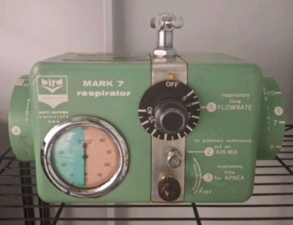 1950s Pneumatic Respirator Ventilator IRON LUNG REPLACEMENT