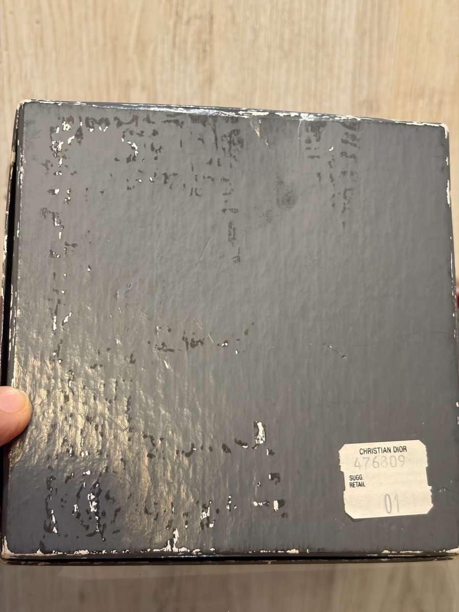 Vintage Christian Dior black bifold wallet