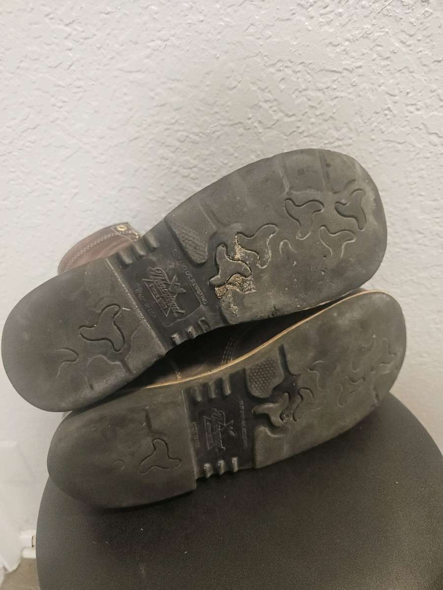 Thorogood Mens 8 Steel Toe Boots