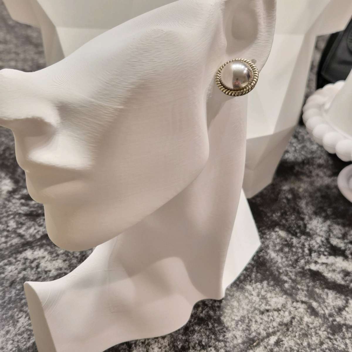 sterling silver 925 Thailand drop Ball Earrings