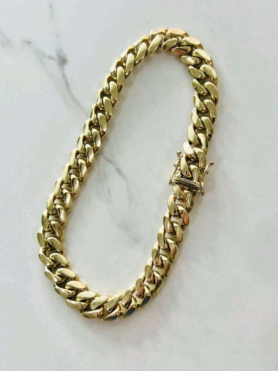 solid 14k gold bracelet