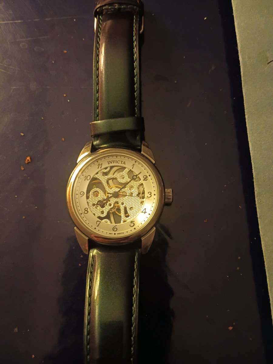 invicta skeleton mechanical watch