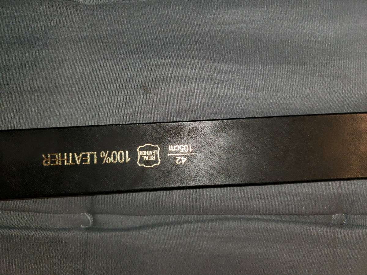 Tom Ford Black and Gold Belt