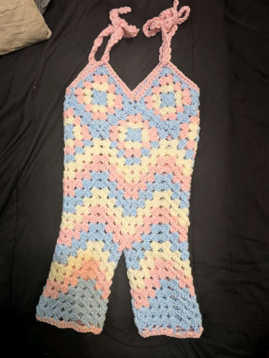 crochet onesie for 7 year old girl