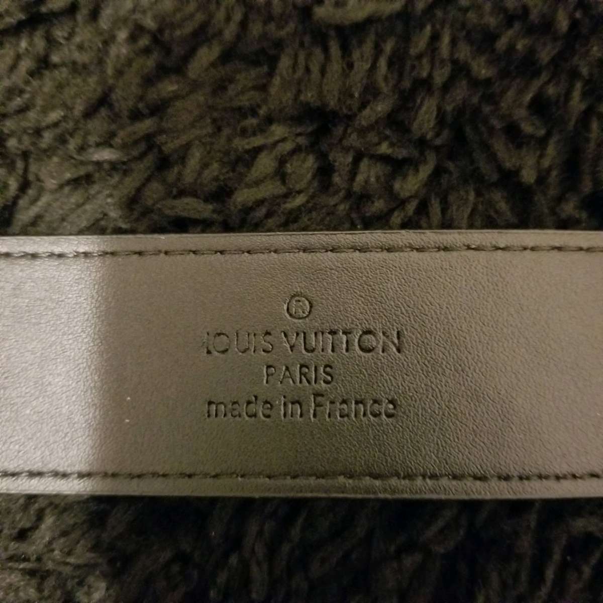LV Designer Black Belt