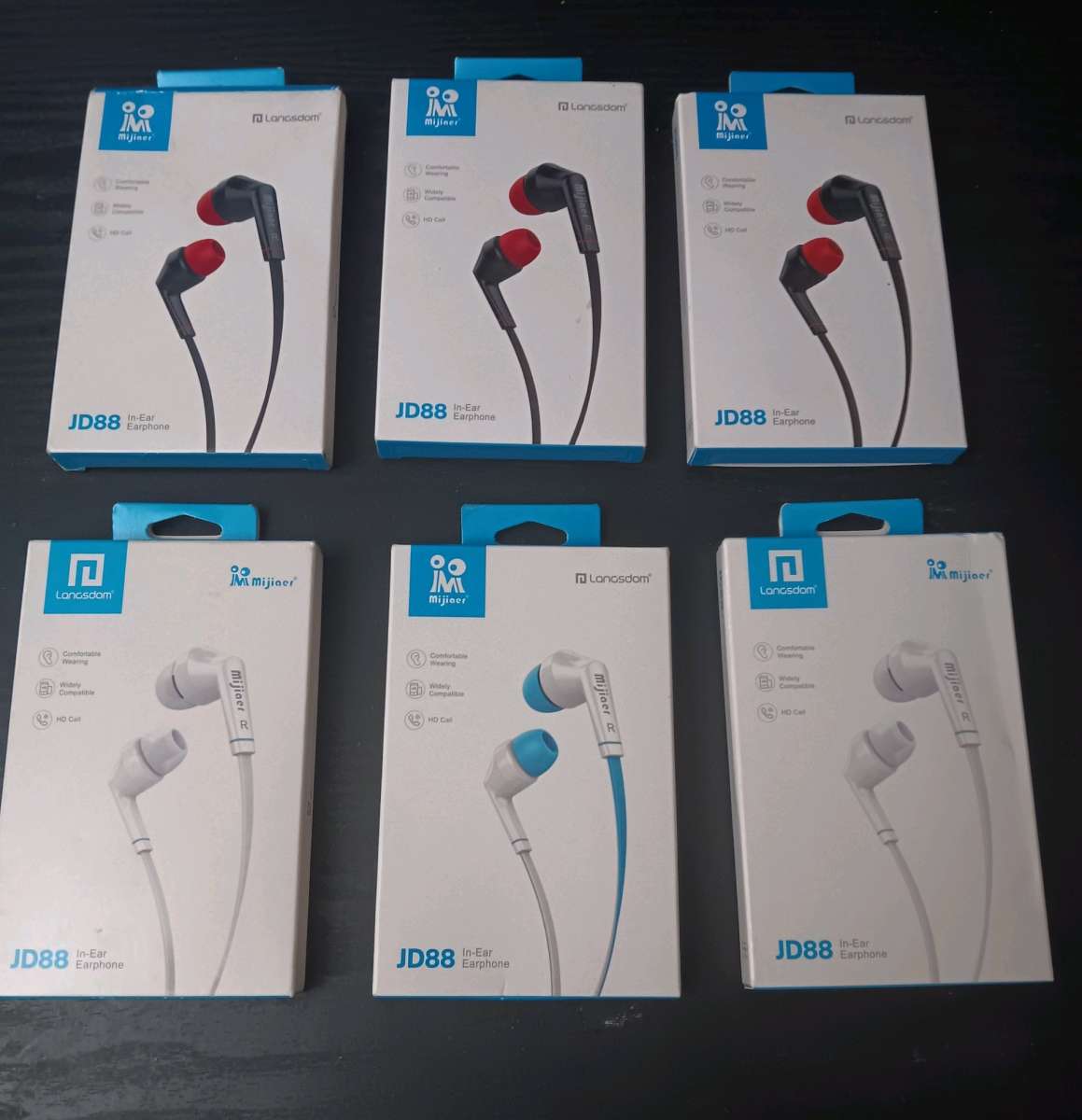 LONGDOM JD88 WIRED AUDIO EARBUDS