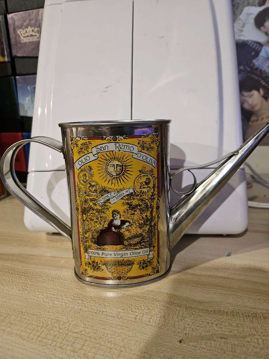 Vinrage San Remo Italy Himark Tin Set 4 Pieces Made In Italy