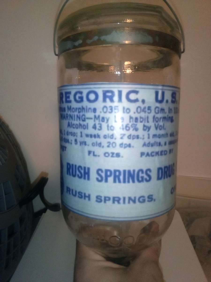 Morphine IV Bottle Vintage Replica