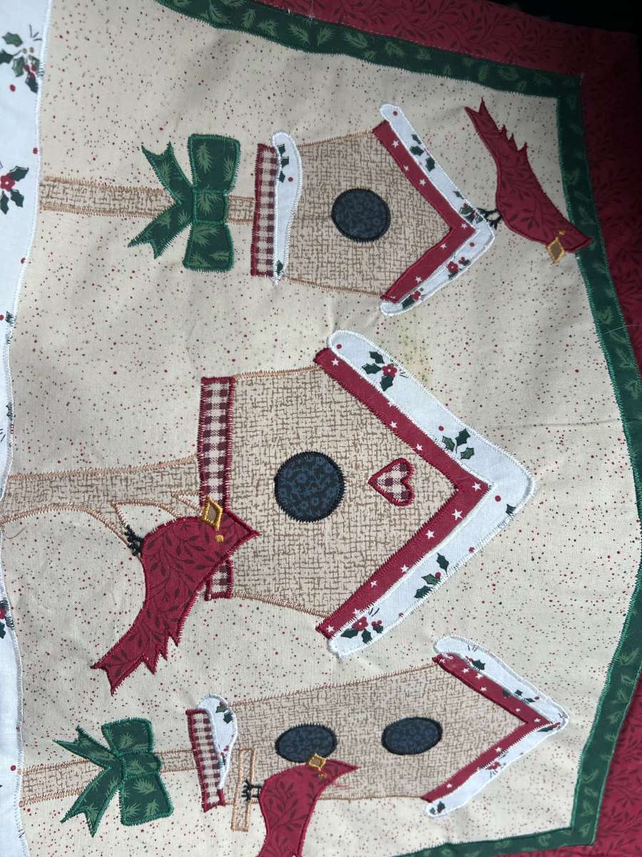 4 vintage Christmas placemats