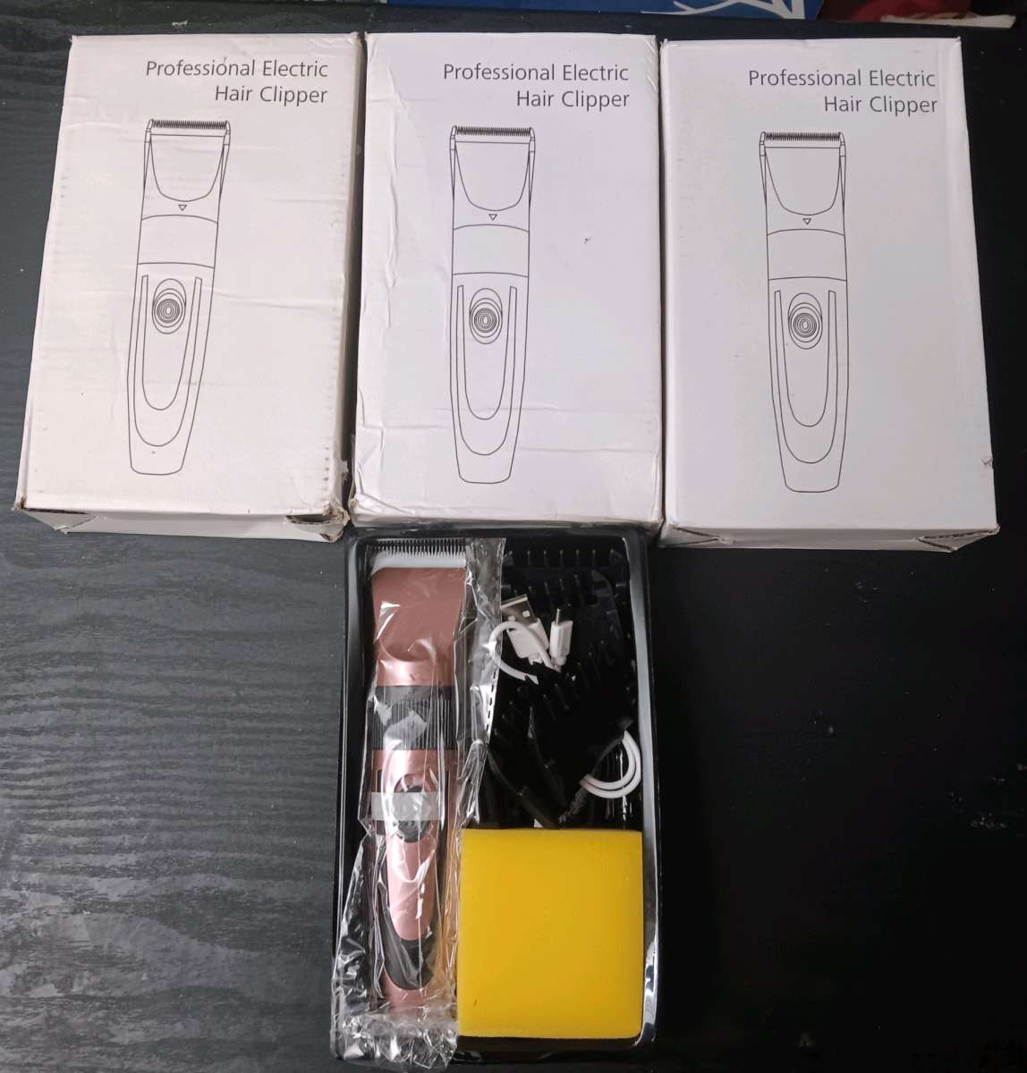 PROFESSIONAL ELECTRIC CORDLESS HAIR CLIPPERS