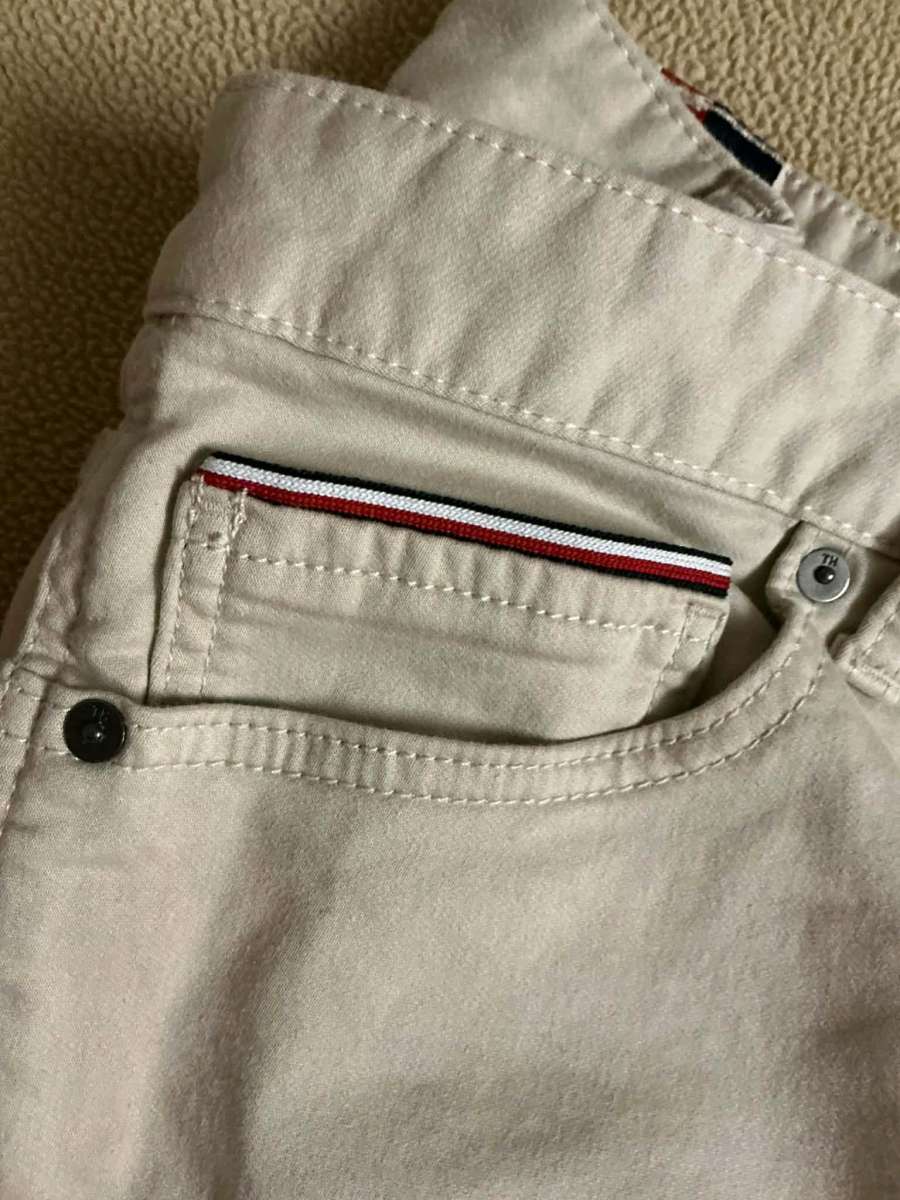 Mens white 36 30 Tommy Hilfiger Jeans Pants