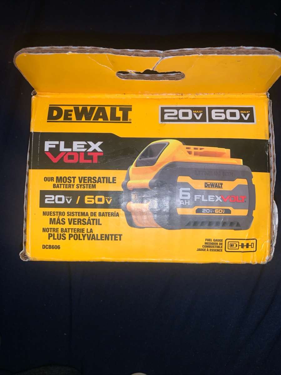 Dewalt DCB606 20V 60V Flex Volt 6AH Battery