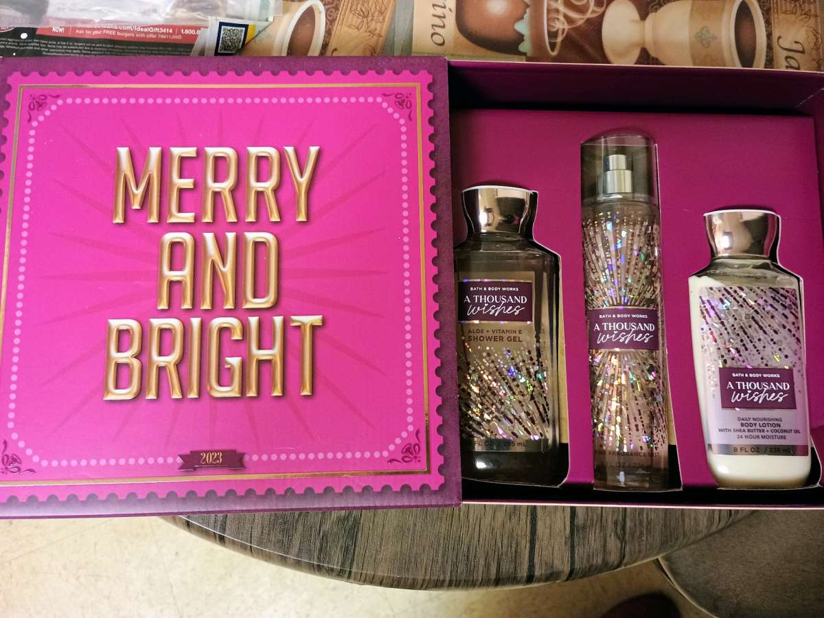 Bath and Body Works set