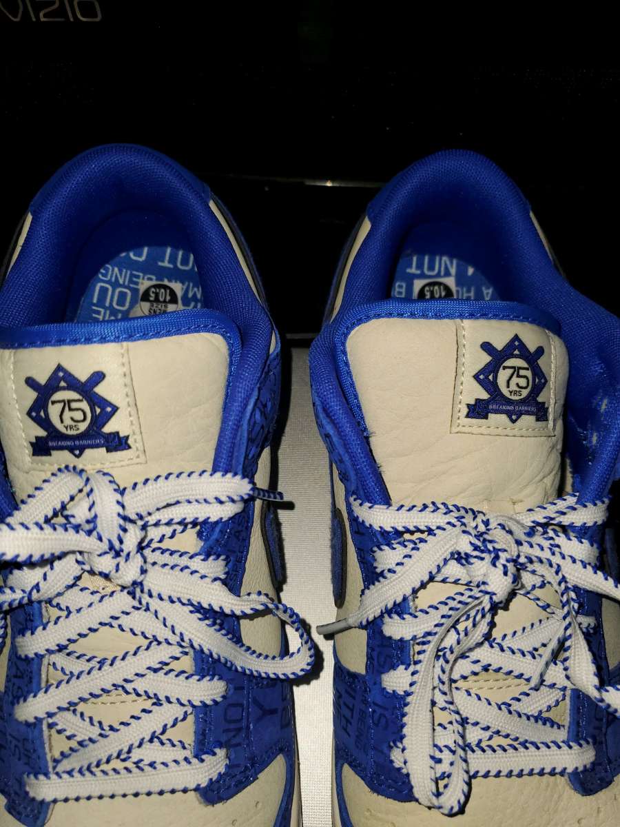 Jackie Robinson 75th anniversary Limited Edition Nike Dunks
